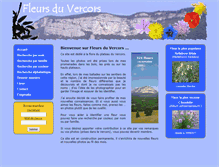 Tablet Screenshot of fleursduvercors.com